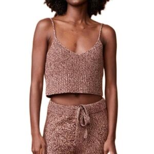 Monrow NWT Marled Wool Cashmere Sweater Tank